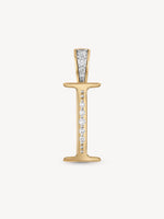 Diamond Initial Pendants
