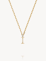 Diamond Initial Pendants