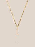 Diamond Initial Pendants
