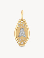 Initial Skipping Stone Pendant