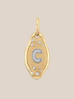 Initial Skipping Stone Pendant