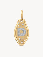 Initial Skipping Stone Pendant
