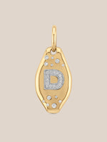 Initial Skipping Stone Pendant