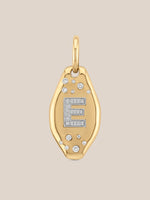 Initial Skipping Stone Pendant