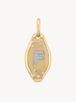 Initial Skipping Stone Pendant