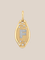 Initial Skipping Stone Pendant