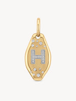 Initial Skipping Stone Pendant