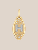 Initial Skipping Stone Pendant