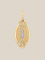 Initial Skipping Stone Pendant