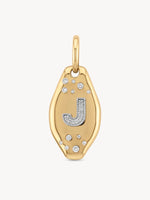 Initial Skipping Stone Pendant
