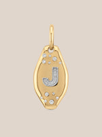 Initial Skipping Stone Pendant