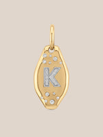 Initial Skipping Stone Pendant