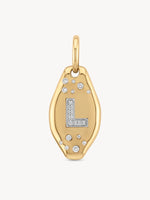 Initial Skipping Stone Pendant