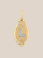 Initial Skipping Stone Pendant