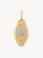 Initial Skipping Stone Pendant