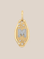 Initial Skipping Stone Pendant