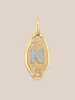Initial Skipping Stone Pendant