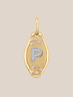Initial Skipping Stone Pendant