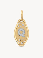 Initial Skipping Stone Pendant
