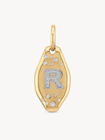Initial Skipping Stone Pendant