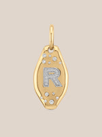 Initial Skipping Stone Pendant