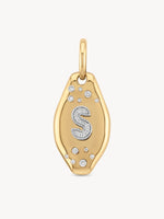 Initial Skipping Stone Pendant