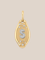 Initial Skipping Stone Pendant
