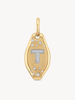 Initial Skipping Stone Pendant