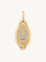Initial Skipping Stone Pendant