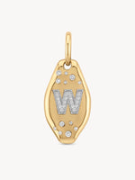 Initial Skipping Stone Pendant