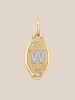 Initial Skipping Stone Pendant