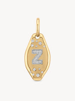Initial Skipping Stone Pendant