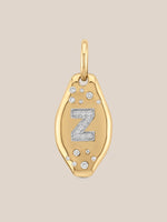 Initial Skipping Stone Pendant