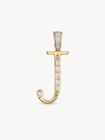 Diamond Initial Pendants
