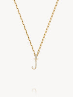 Diamond Initial Pendants