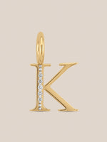 Diamond Initial Pendants