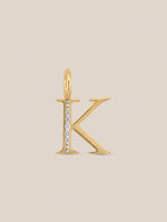 Diamond Initial Pendants