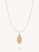 Initial Skipping Stone Pendant