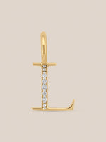Diamond Initial Pendants
