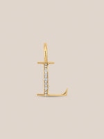 Diamond Initial Pendants