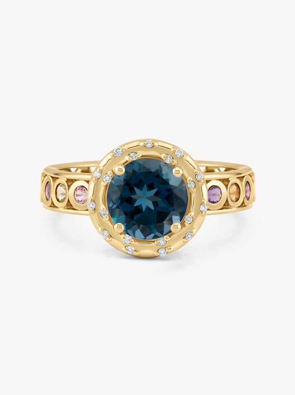 London Blue Topaz Grand Spotlight Ring