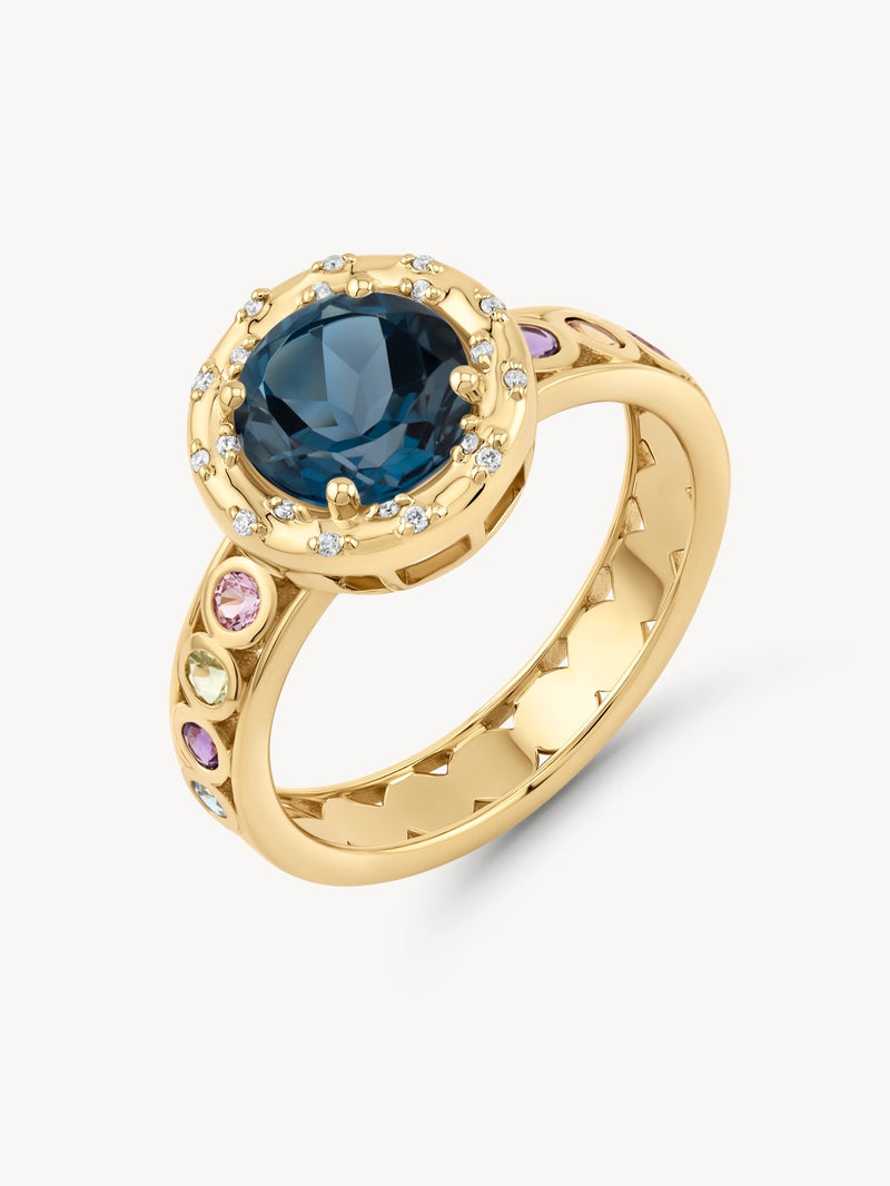 London Blue Topaz Grand Spotlight Ring