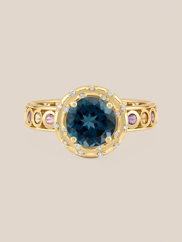 London Blue Topaz Grand Spotlight Ring
