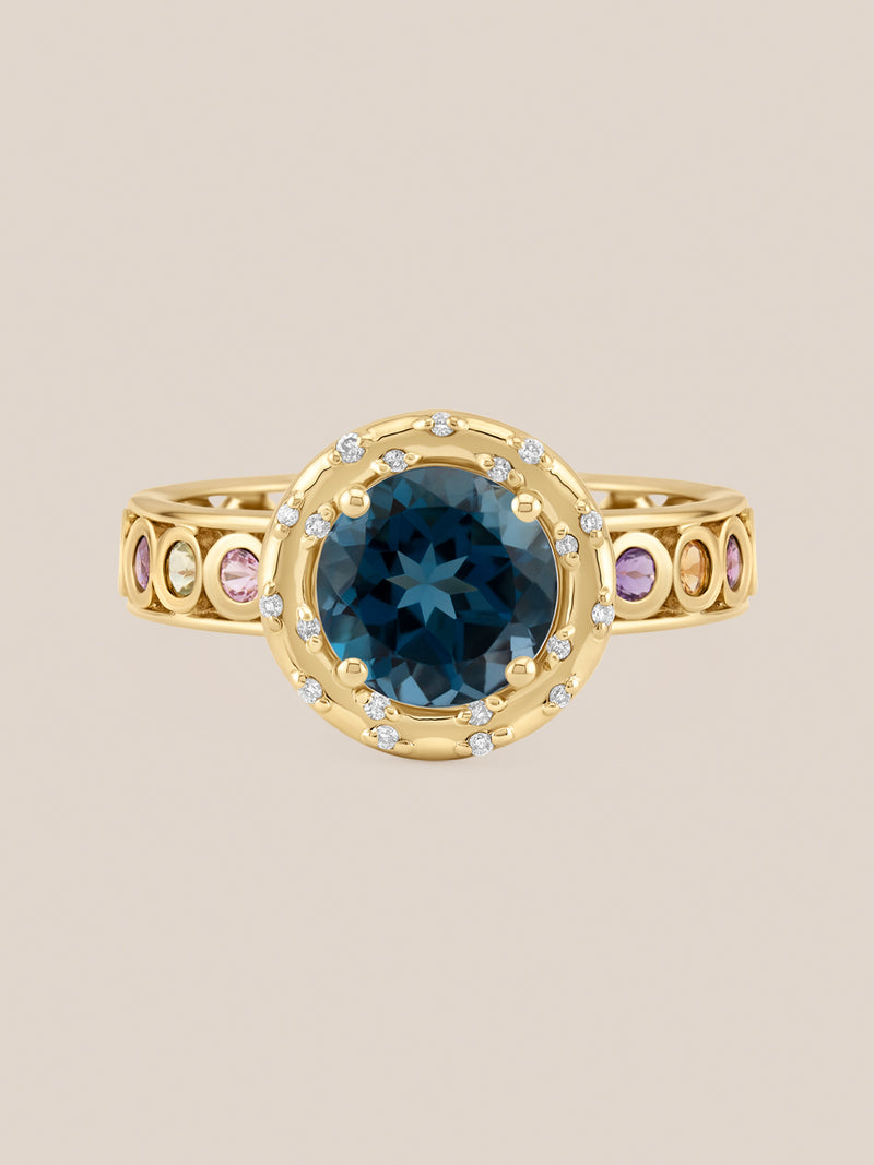 London Blue Topaz Grand Spotlight Ring