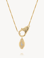 Initial Skipping Stone Pendant