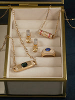 Citrine Latch Huggies