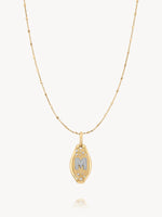 Initial Skipping Stone Pendant