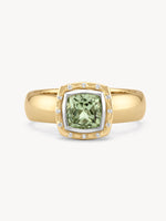 Cushion Cut Aria Ring
