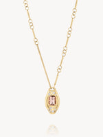 Morganite Slipper Necklace
