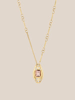 Morganite Slipper Necklace